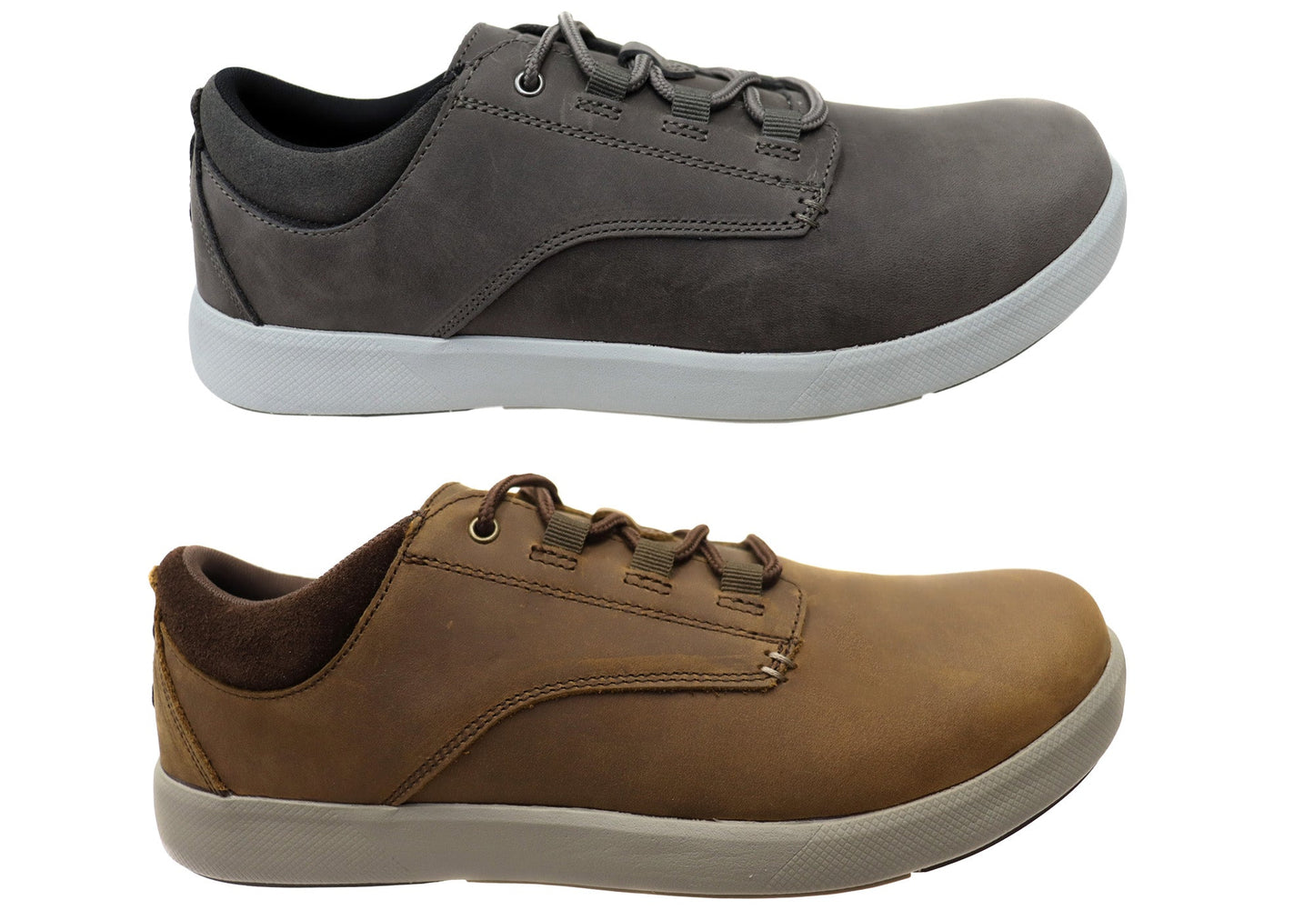 Slatters Griffin Mens Comfortable Leather Lace Up Casual Shoes