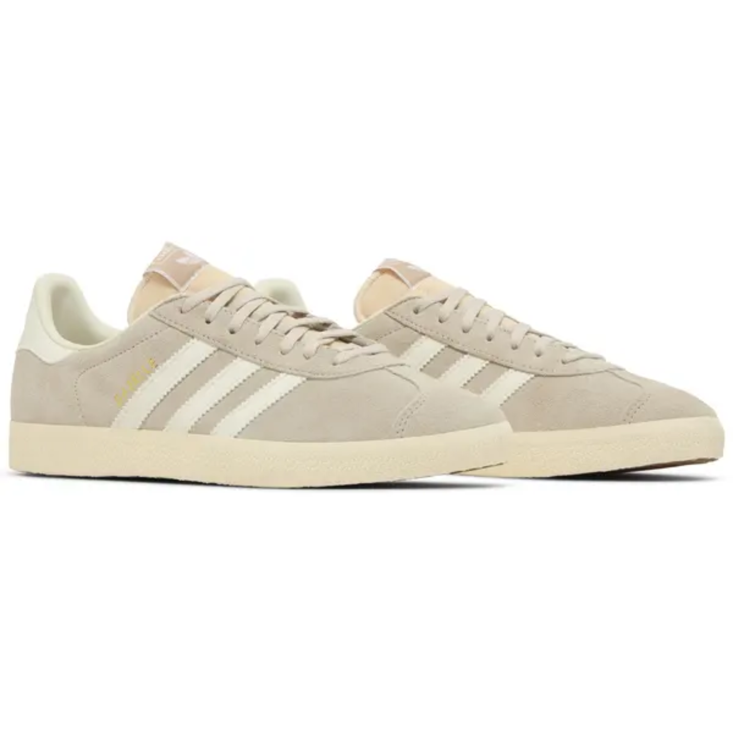Adidas Men's Beige Gazelle 'Wonder Beige Off White' Sneakers, IG5796