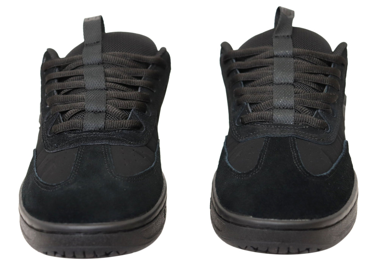 DC Shoes Mens Comfortable DC Astrix Leather Lace Up Shoes Black