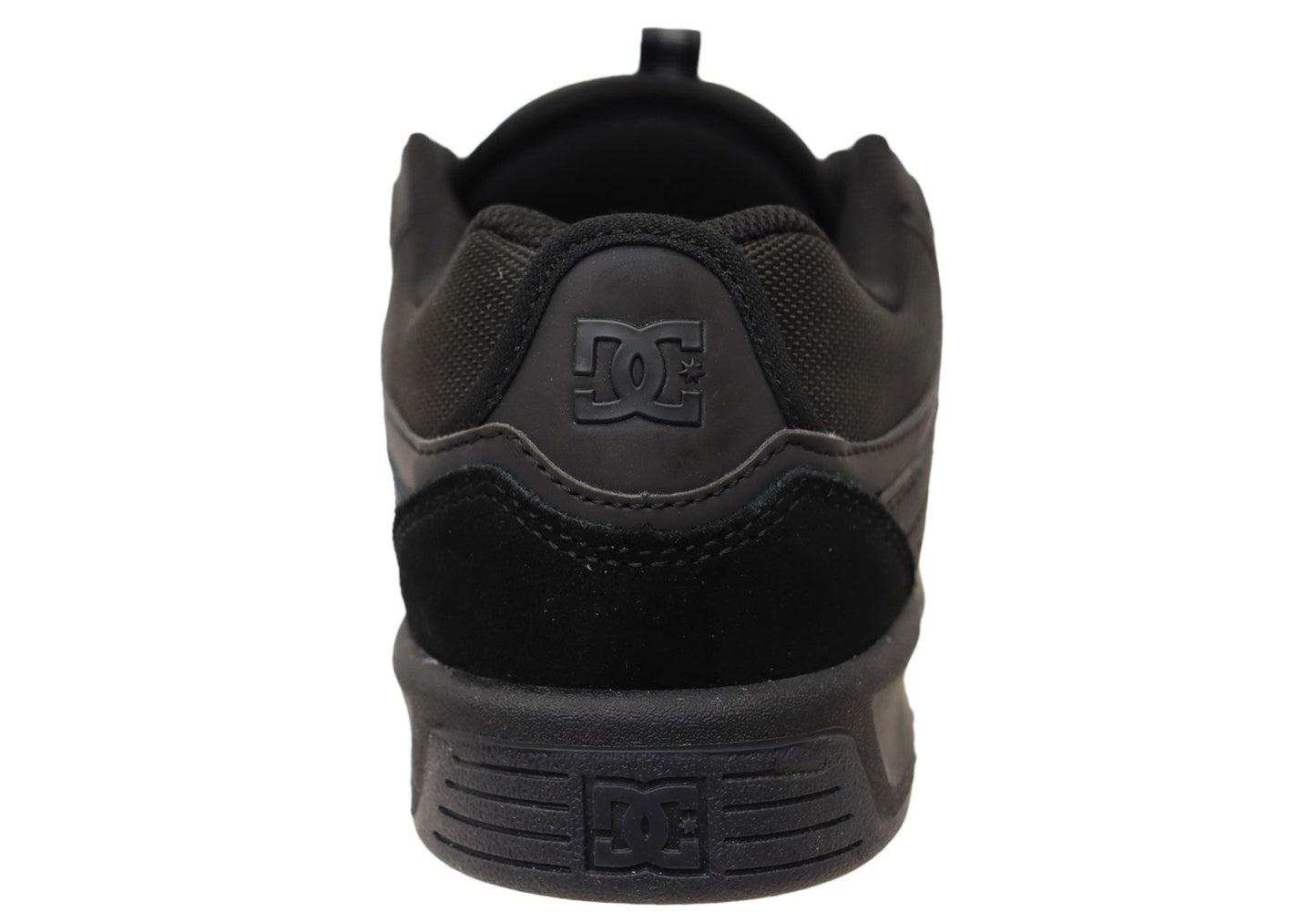 DC Shoes Mens Comfortable Leather Kalynx Zero Shoes Black Black
