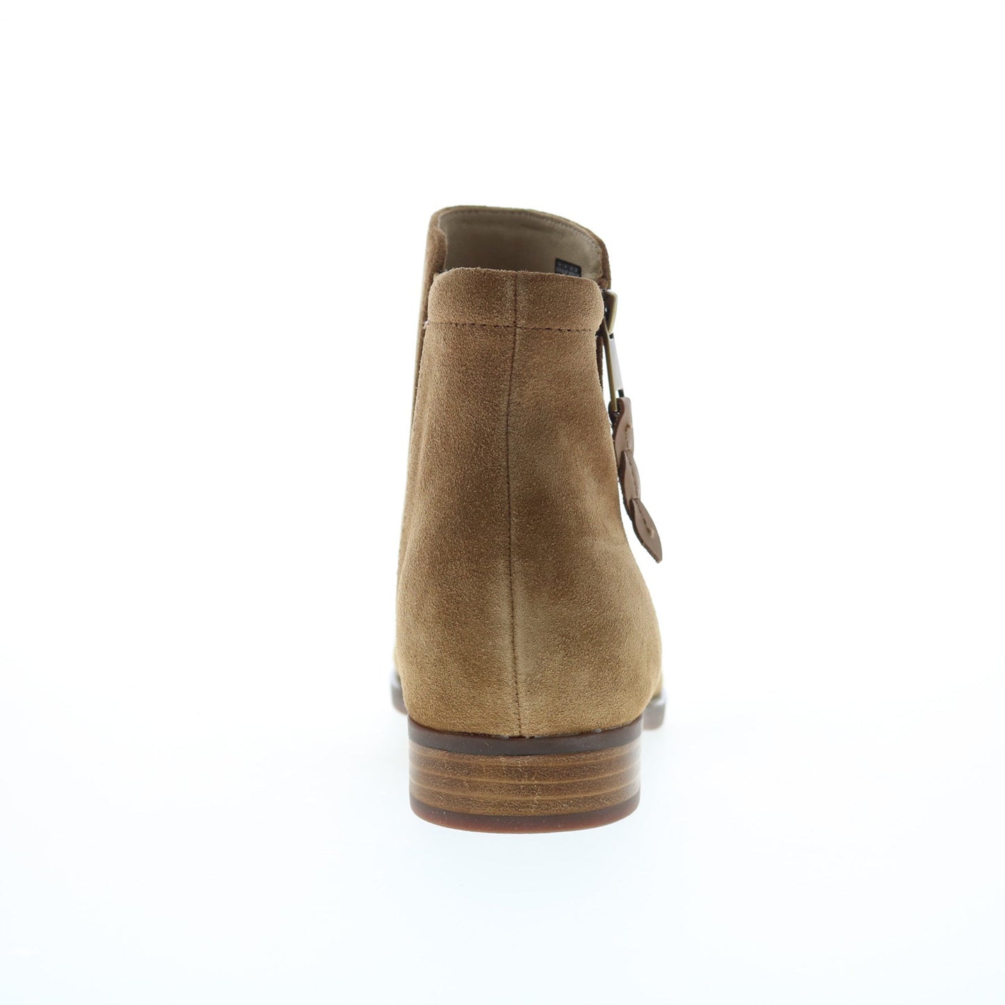 Spenco Ivy Boot SP1043WHE Womens Brown Suede Zipper Ankle & Booties Boots