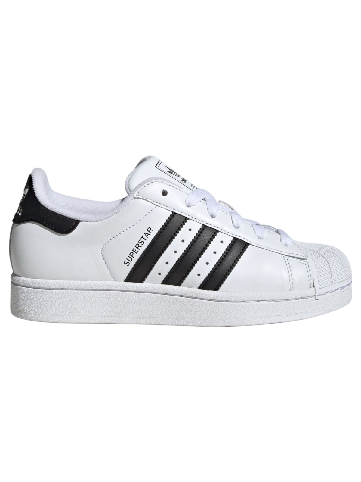 Adidas Originals White Women's Superstar II Sneakers, JH7032