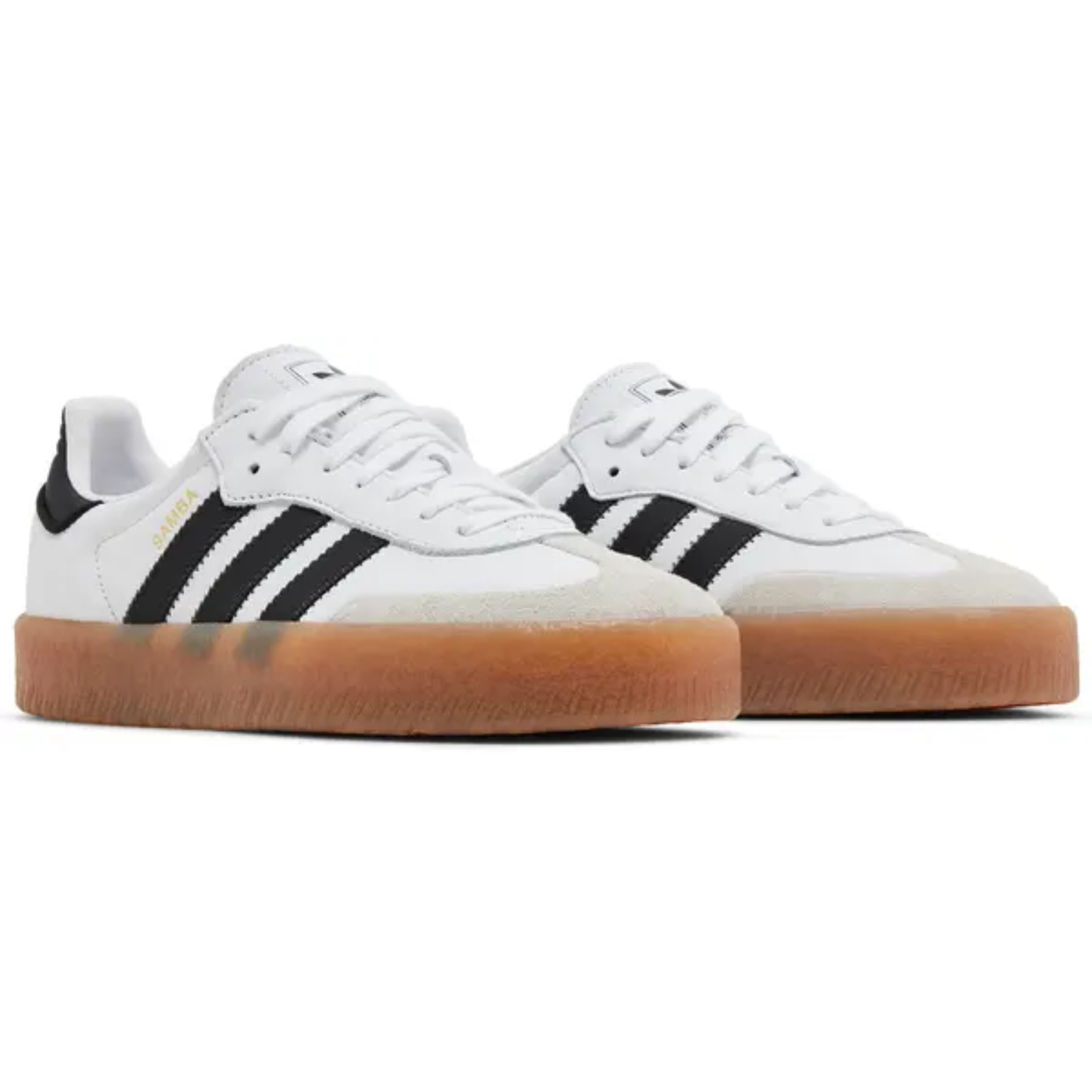 Adidas Originals Women's White/Black Sambae Sneakers, JI1349 (No Box)