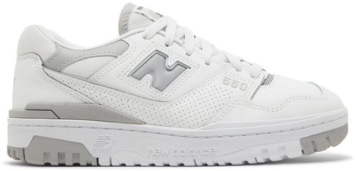 New Balance Women's 550 Chunky Sneakers, White/Rain Cloud, BBW550BB