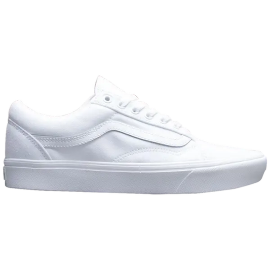 Vans Mens White Old Skool Comfy Cush Sneakers, VN0A3WMAVNG