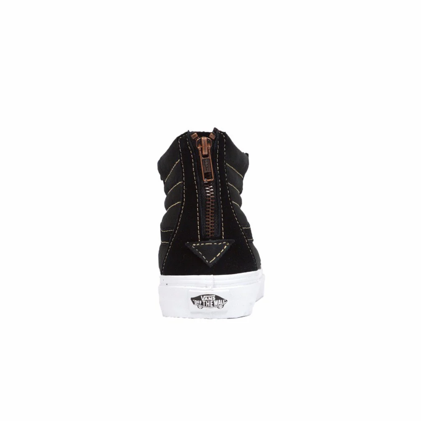 Vans Mens Black Premium Leather Sk8-Hi Reissue Zip, VN0A33T9MXK