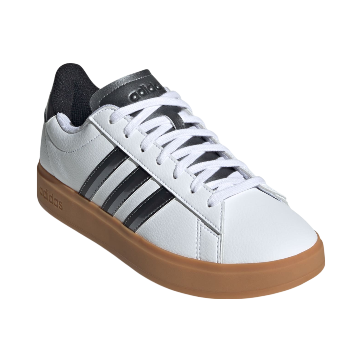 Adidas Women's Pink/Scarlet/Black Grand Court 2.0 Sneakers, JH8683 (No Box)