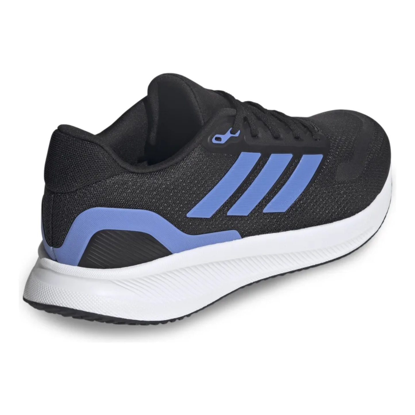 Adidas Mens Black Run Falcon 5 'Blue Fusion' Sneakers, JR5522