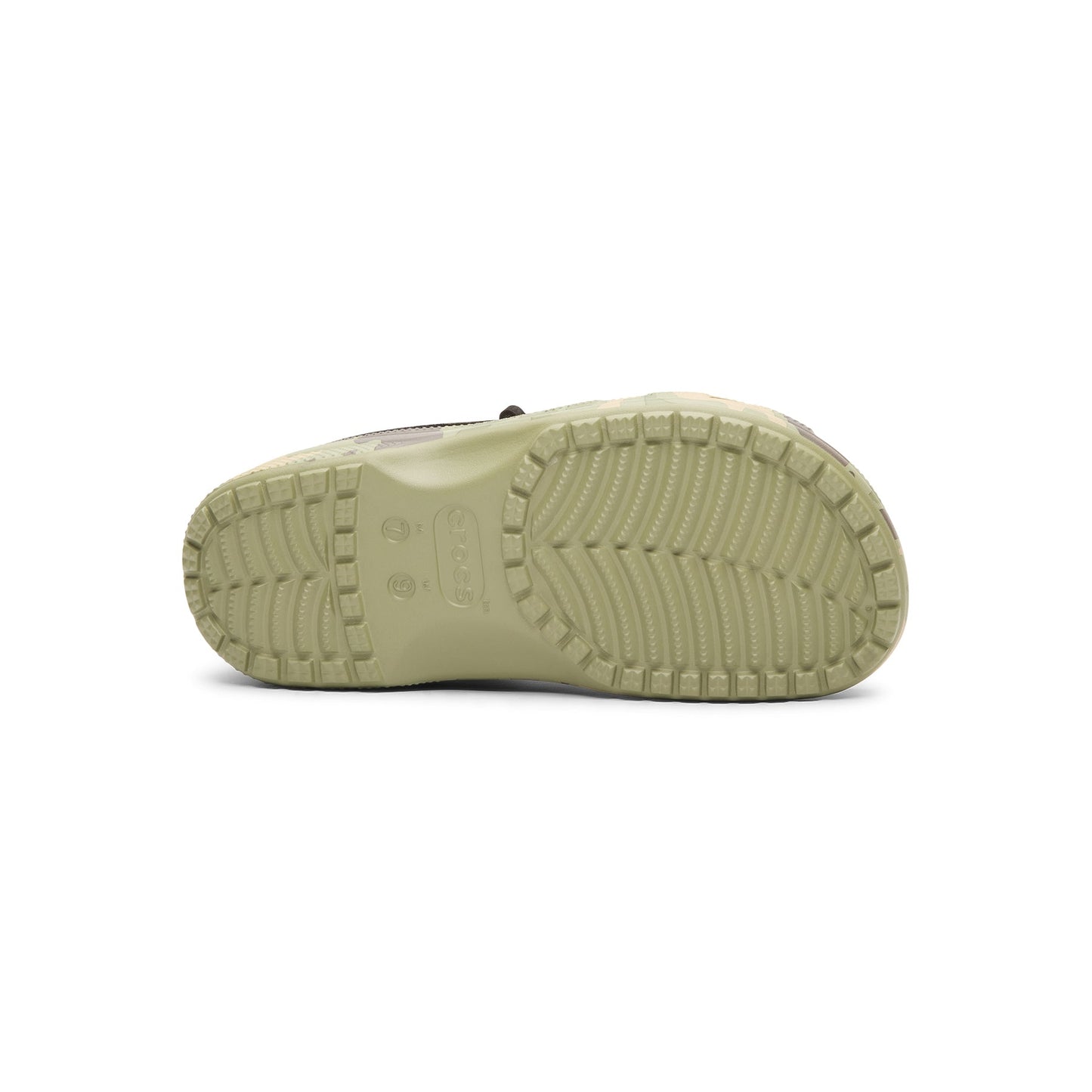 Crocs Classic Duck Camo Boat Shoe  (Black/Cargo)