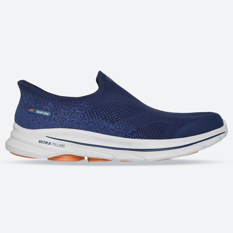 Men's Wide Fit Skechers 216784 Slip-ins Go Walk 8 Pelayo Trainers