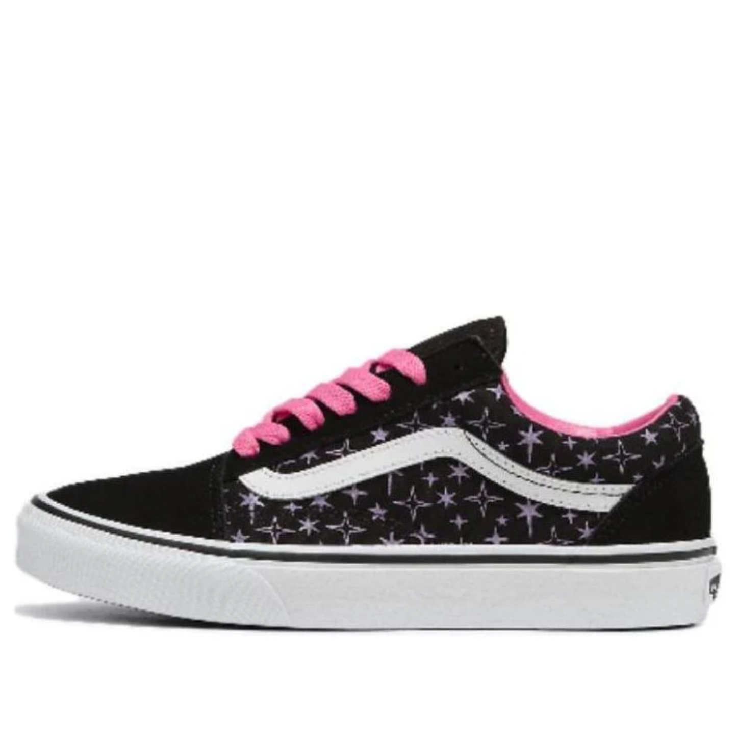 Vans Mens 'Black Pink'Old Skool Shoes, VN000CP5448