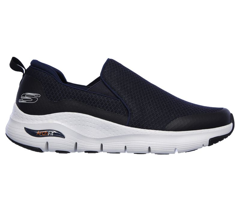 Mens Wide Fit Skechers SK232043WW Arch Fit Banlin Walking Trainers