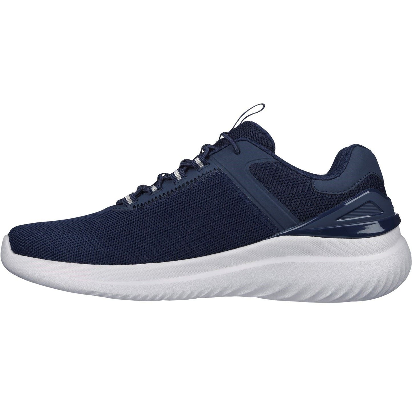 Men's Wide Fit Skechers 232673 Bounder 2.0 Anako Trainers - Navy