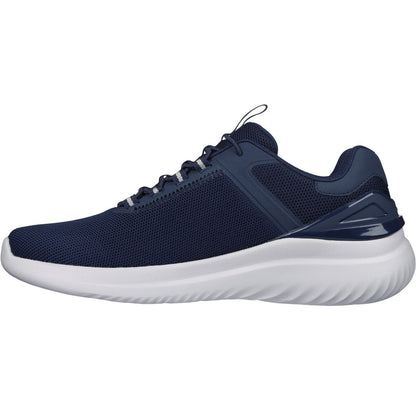 Men's Wide Fit Skechers 232673 Bounder 2.0 Anako Trainers - Navy