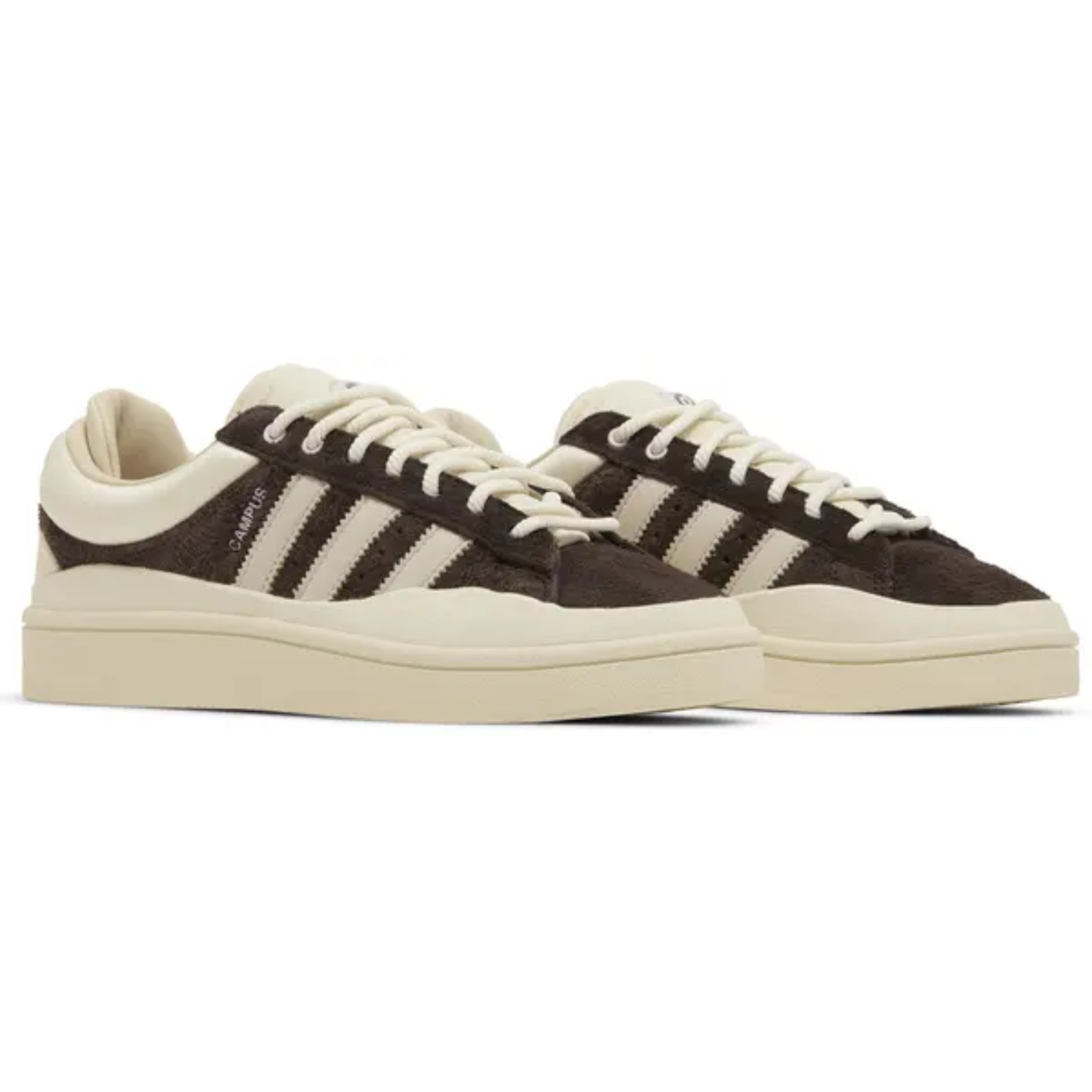 Adidas Originals Men's Brown Bad Bunny Campus Sneakers, ID2534 (No Box)