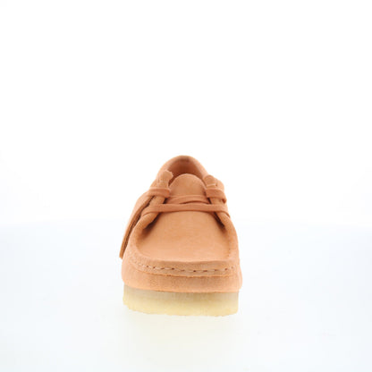 Clarks Wallabee 26180671 Womens Orange Oxfords & Lace Ups Casual Shoes