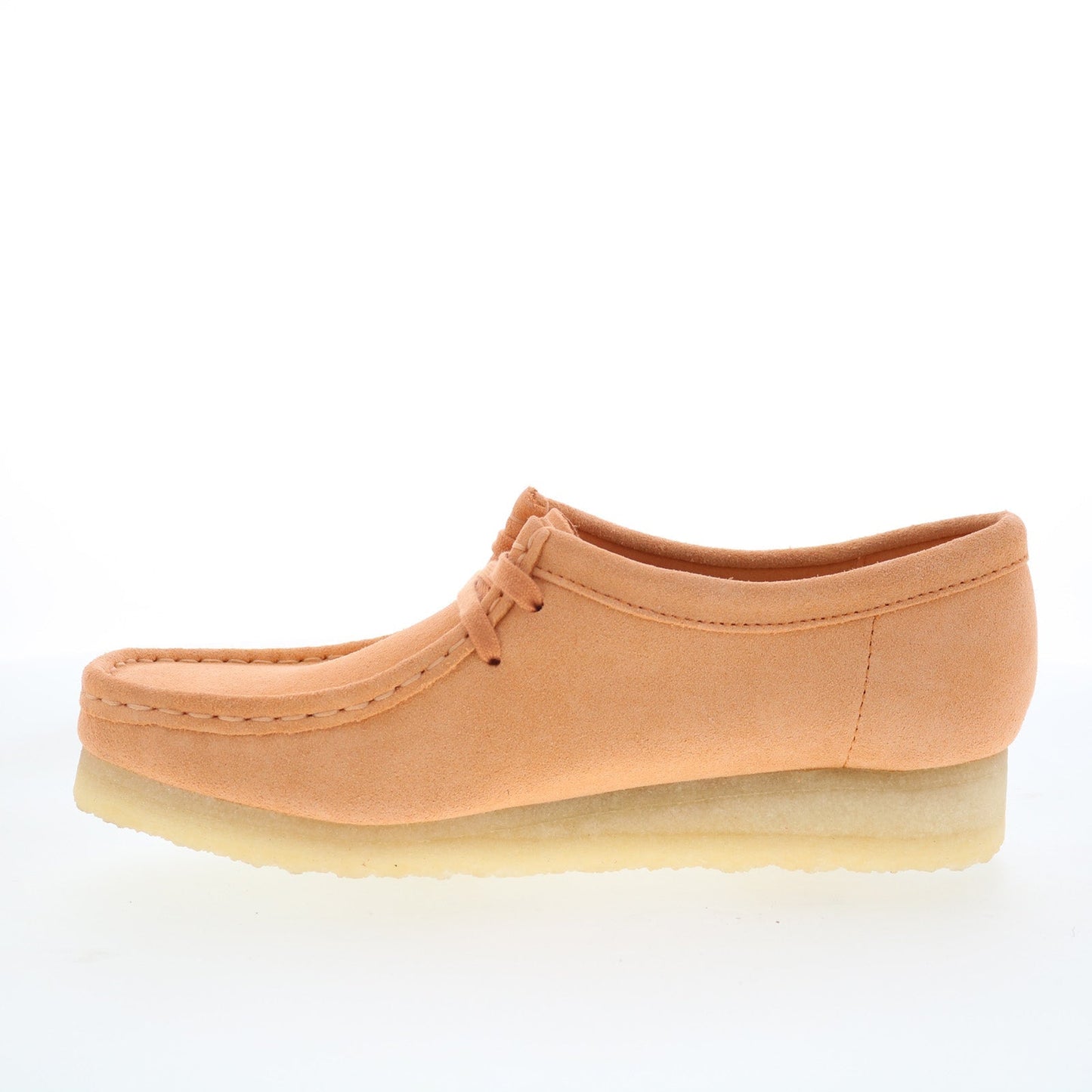 Clarks Wallabee 26180671 Womens Orange Oxfords & Lace Ups Casual Shoes