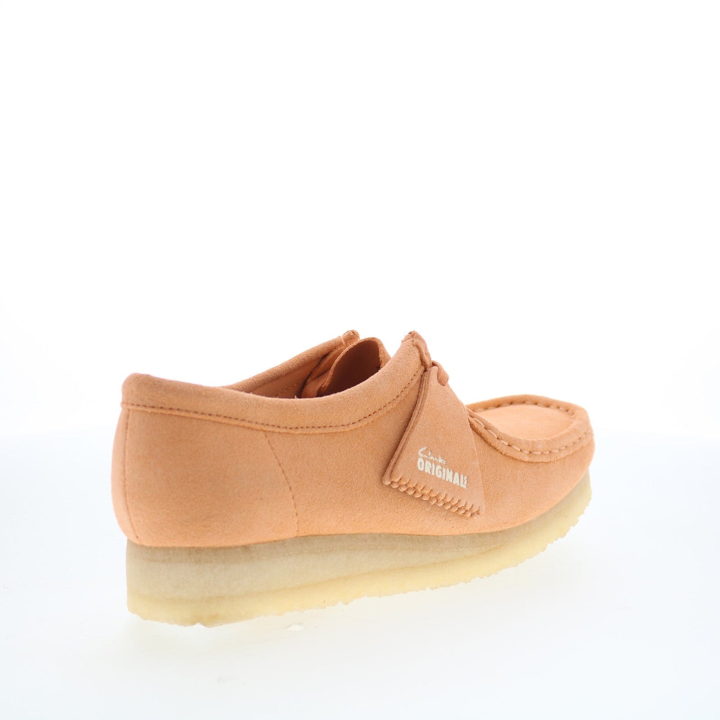 Clarks Wallabee 26180671 Womens Orange Oxfords & Lace Ups Casual Shoes