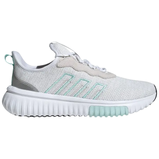 Adidas Women's White/Aqua Kaptir Flow 2.0 Sneakers, JR8502
