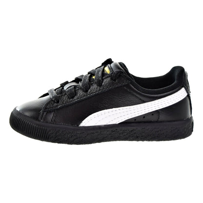 Puma Clyde Core L Foil Toddler Shoes Puma Black/Puma White