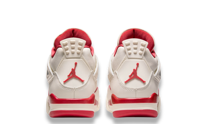 Air Jordan 4 Retro Valentine Day Pale Ivory Sierra Red