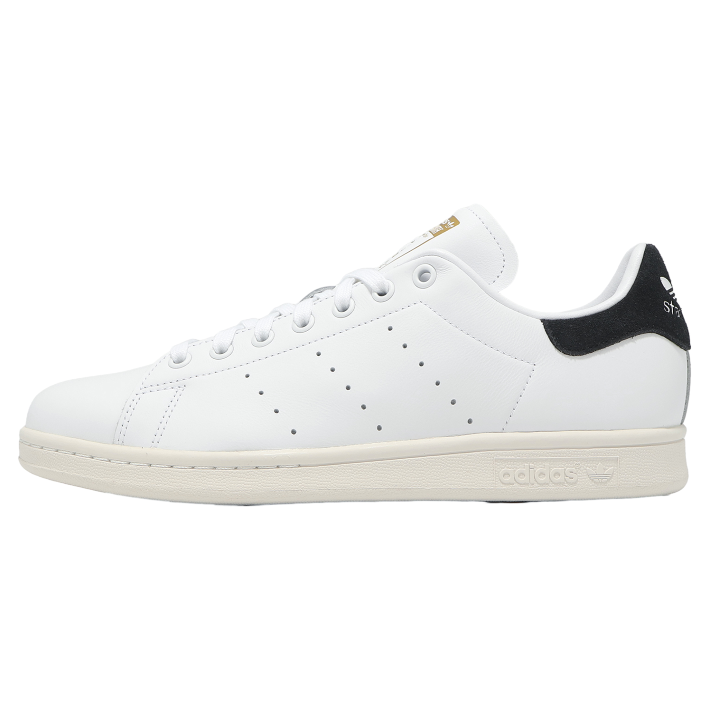 Adidas Originals Men's White/Beige/Black Stan Smith Sneakers, JI3379 (No Box)