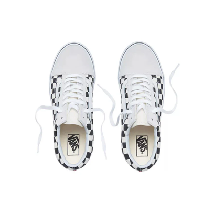 Vans Men's Old Skool Sneakers, White / Black Checkerboard, VN0A38G127K