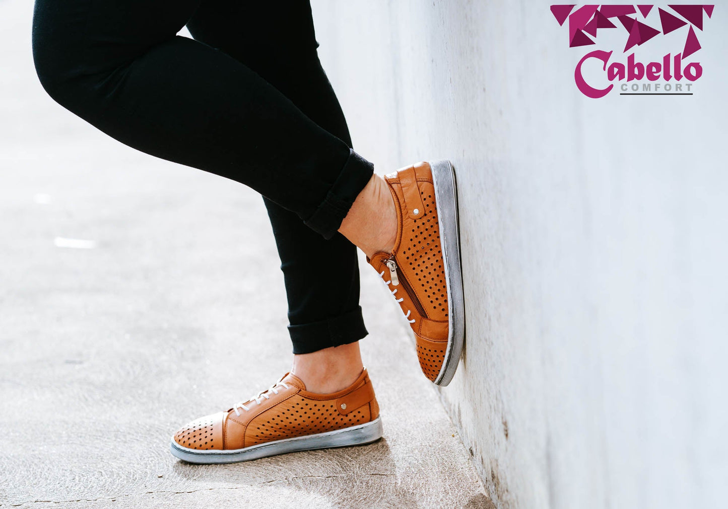 Cabello Comfort EG17 Womens Leather European Leather Casual Shoes