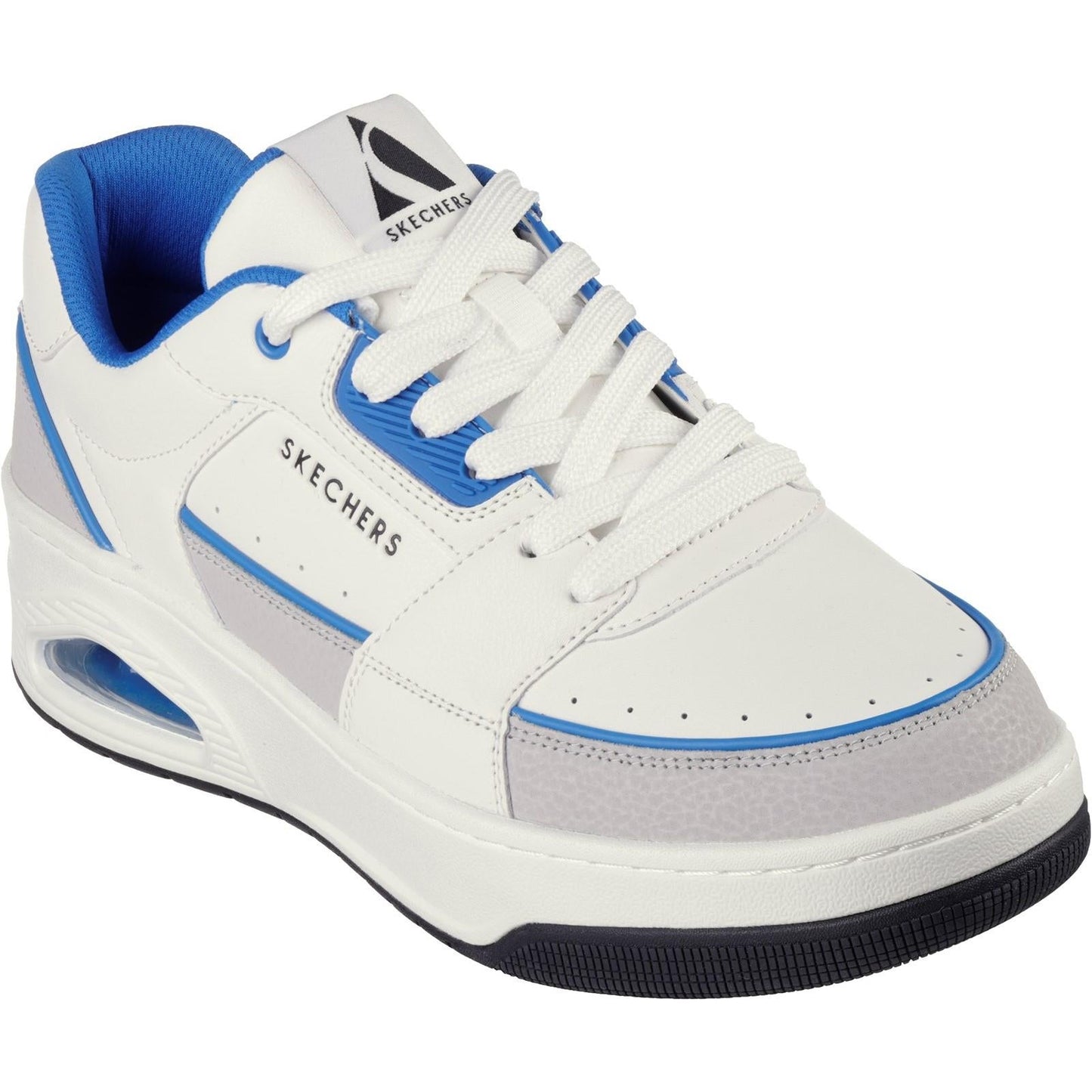 Men's Wide Fit Skechers 183140 Uno Court Trainers