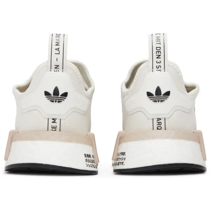 Adidas Women's White/Black/Taupe NMD_R1 Sneakers, IE7288 (No Box)