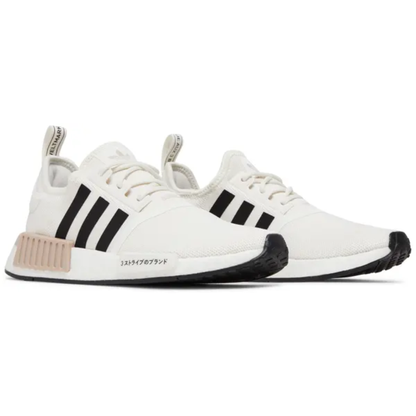 Adidas Women's White/Black/Taupe NMD_R1 Sneakers, IE7288 (No Box)