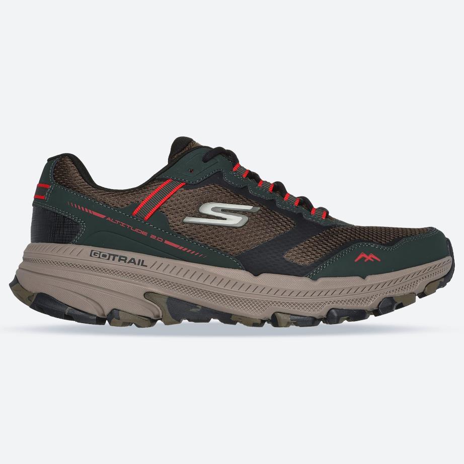 Men's Wide Fit Skechers 220754 Go Run Trail Altitude 2.0 Trainers