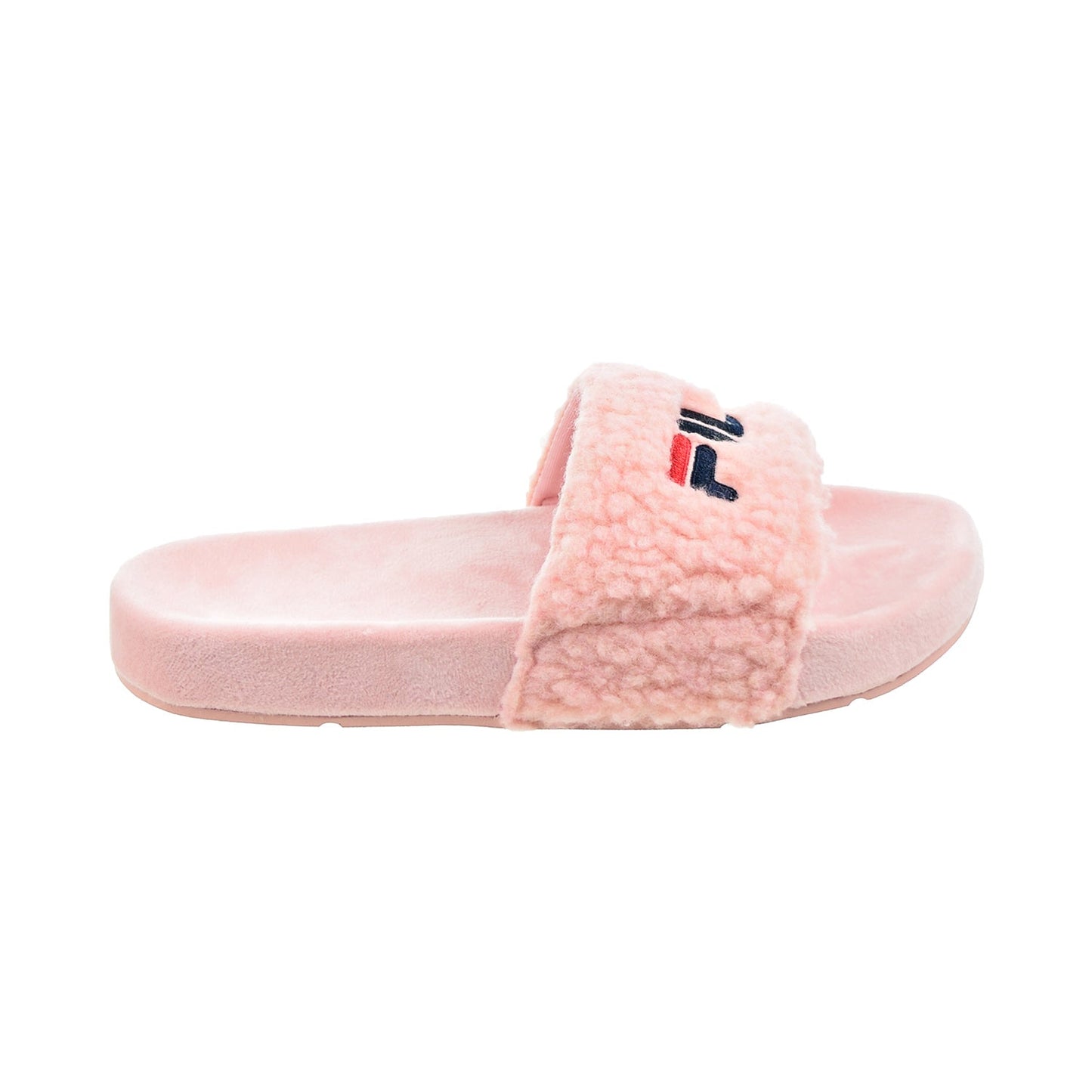 Fila Fuzzy Drifter Women's Slide Sandals Pink-Navy-Red