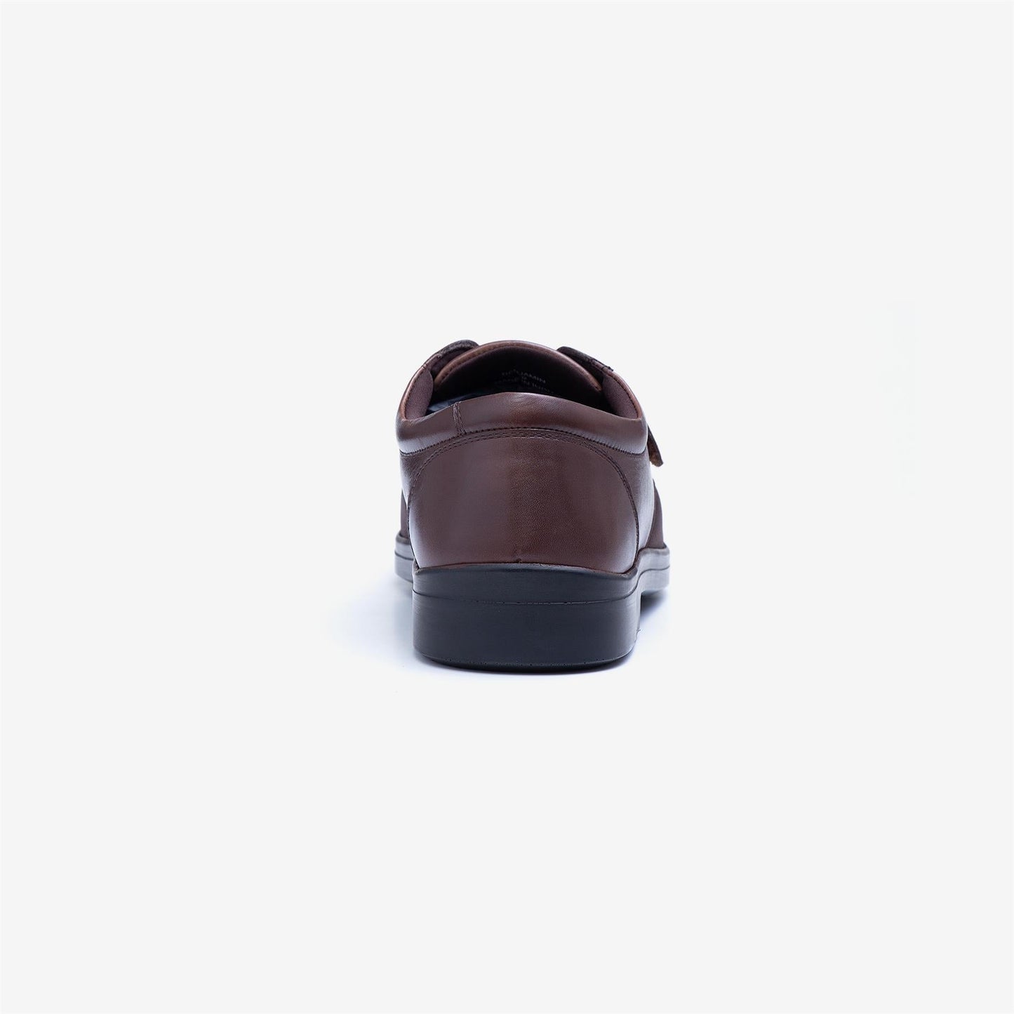 Mens Wide Fit Tredd Well Benjamin Velcro Soft Stretch Shoes - Brown