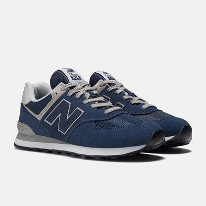 Men's Wide Fit New Balance ML574EVN Walking/Running Trainers - Exclusive - Navy ENCAP Width 4E