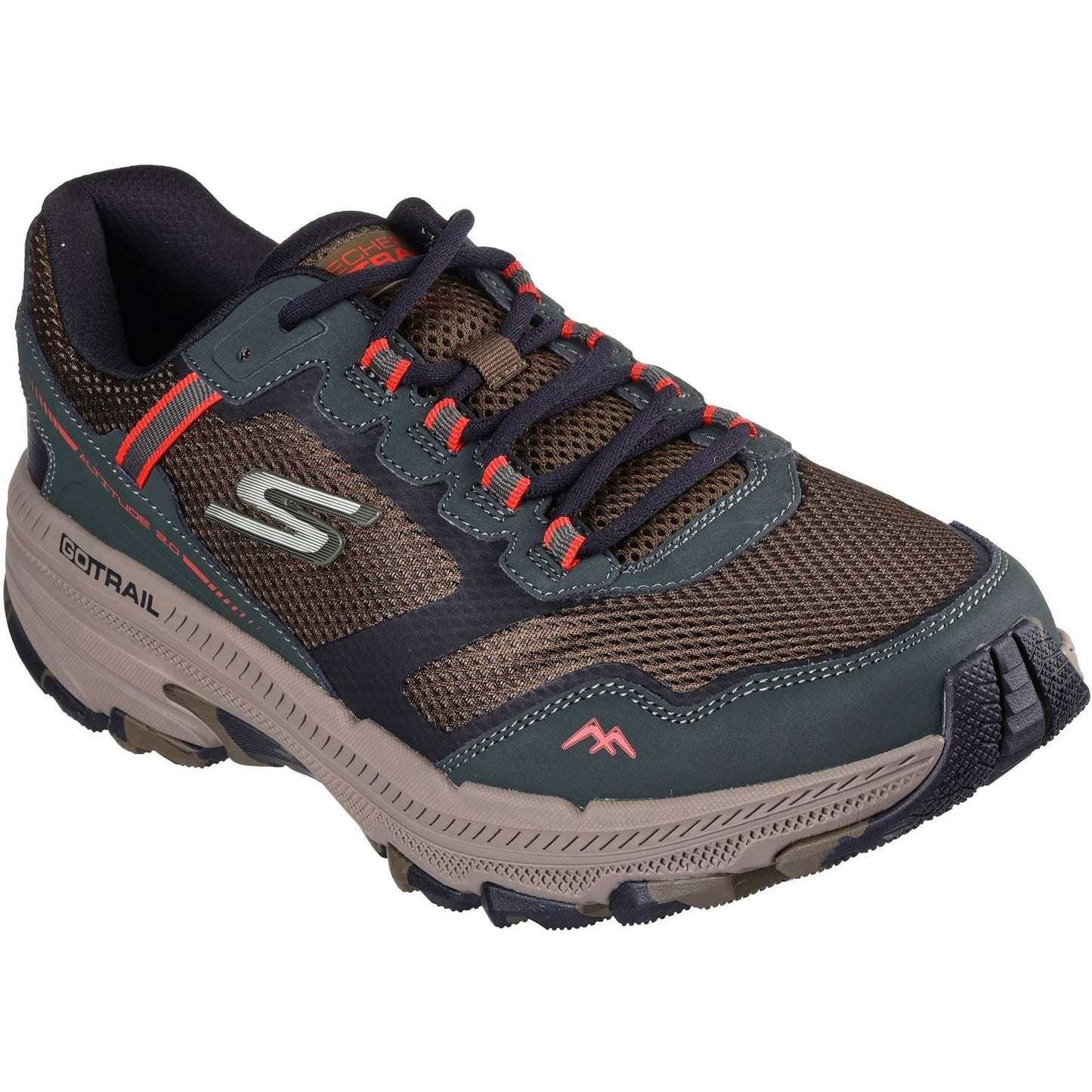 Men's Wide Fit Skechers 220754 Go Run Trail Altitude 2.0 Trainers