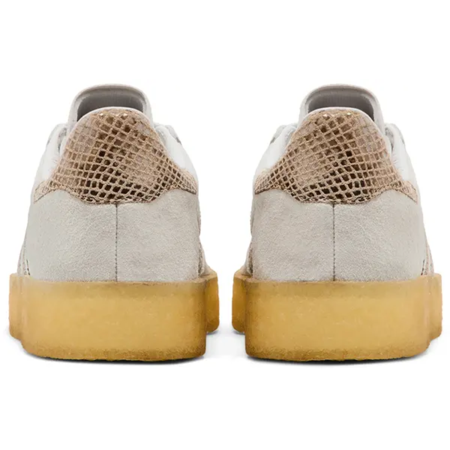 Adidas Originals Men's Cream Gazelle Indoor 'Kithmas' Sneakers, JS1754 (No Box)