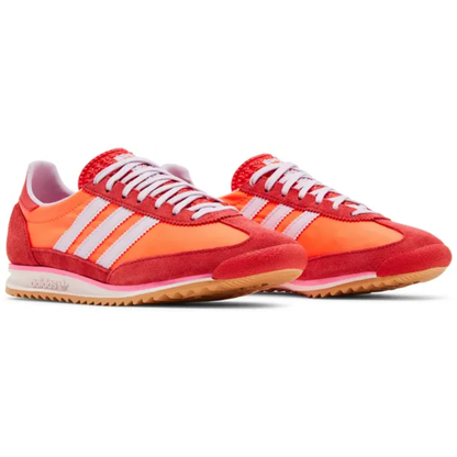 Adidas Originals Women's Red/Lavender SL72 OG Sneakers, JH7392 (No Box)