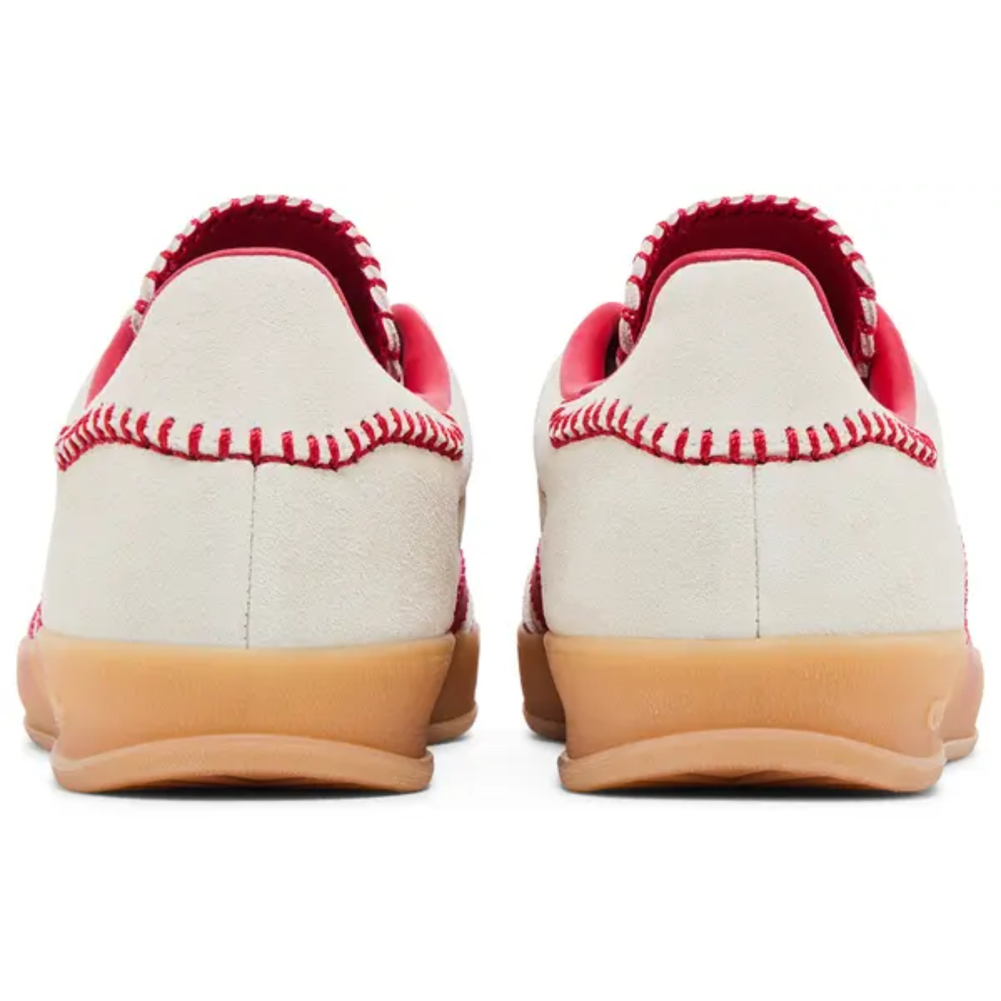 Adidas Originals Women's Cream/Scarlet Gazelle Indoor Sneakers, JS1402 (No Box)