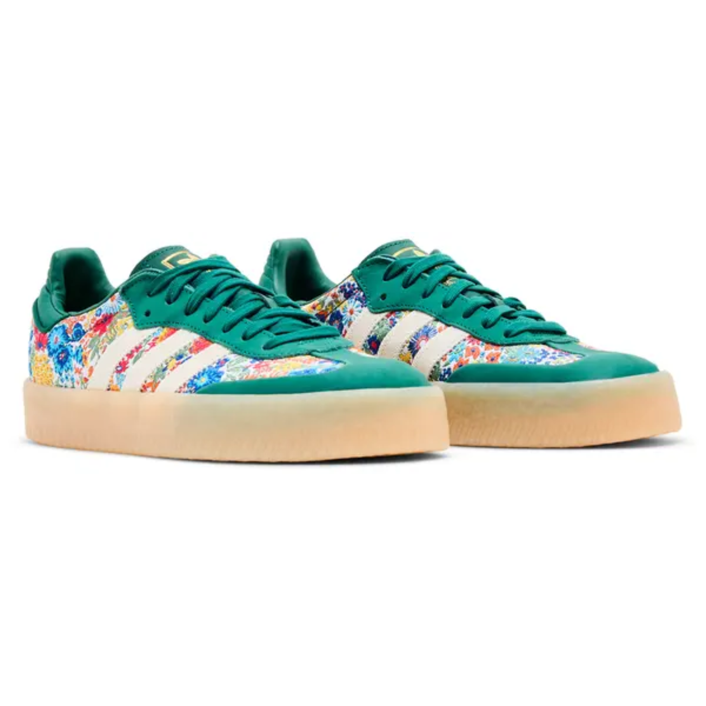 Adidas Originals Women's Green Liberty London x Sambae Shoes, JH7289 (No Box)