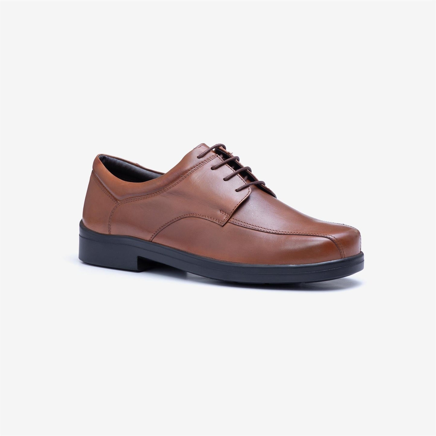 Mens Wide Fit Tredd Well Holmes Lace Shoes - Tan