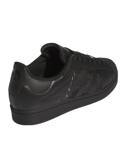 Adidas Originals Men's Black Superstar II Sneakers, ID8723