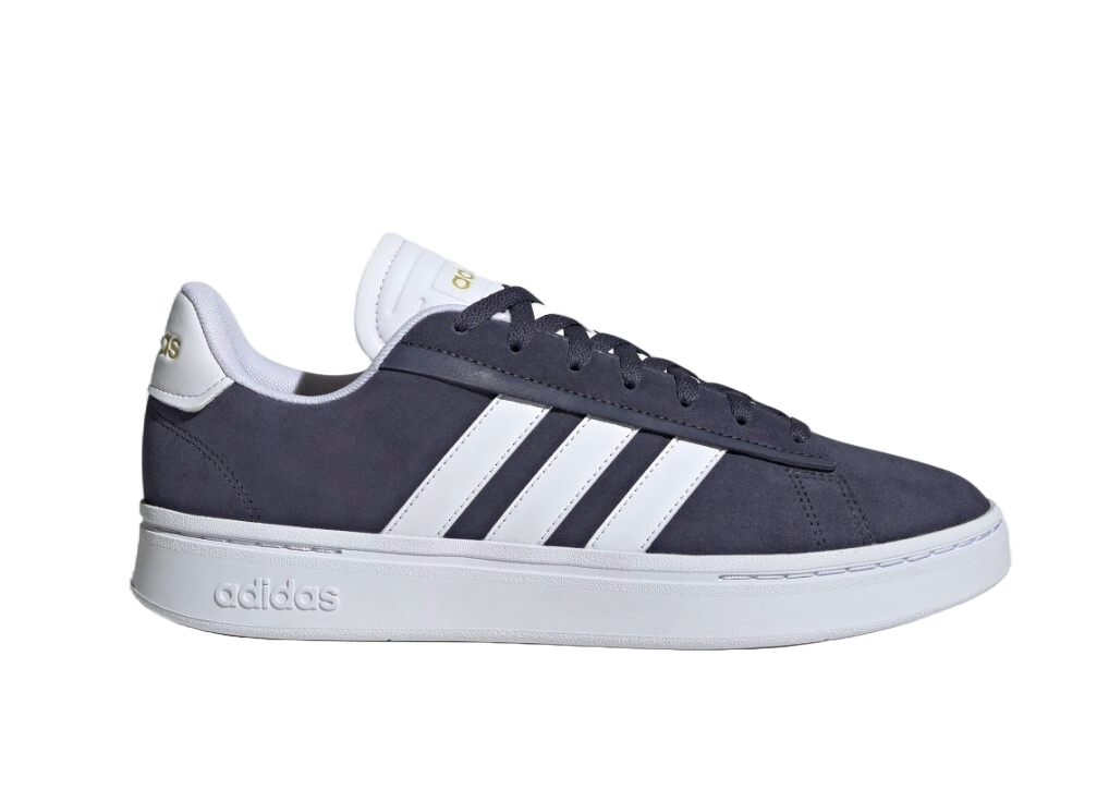 Adidas Men's Blue/Shadow Navy Grand Court Alpha Sneakers, IE1453