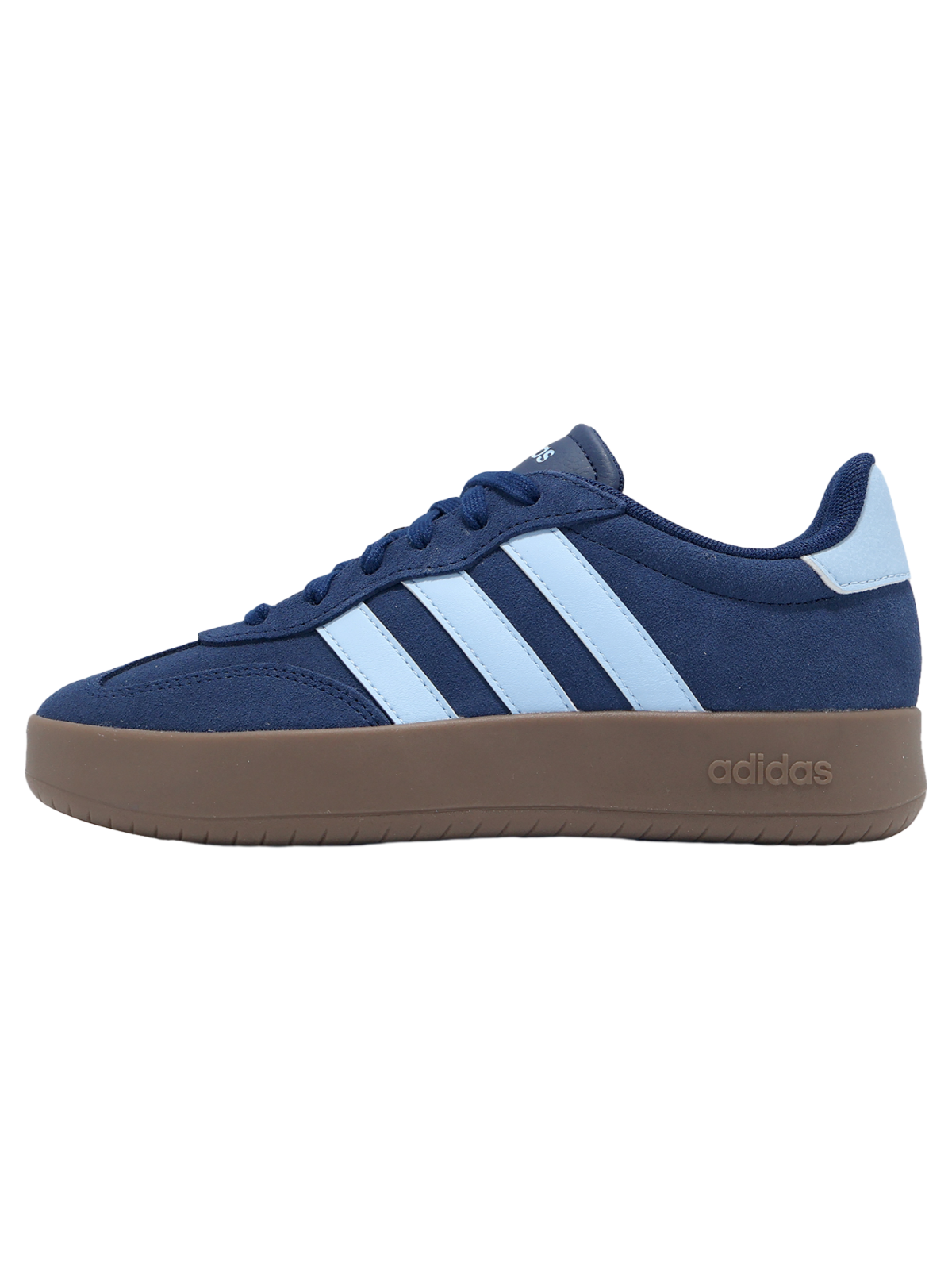 Adidas Men's Barreda Sneakers, Dark Blue / Glow Blue / Gum, JR5533