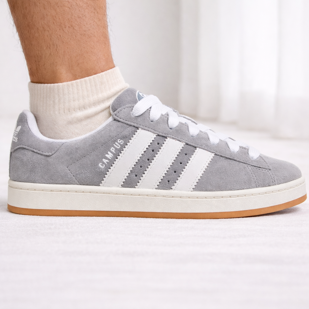 Adidas Originals Men's Campus 00s Sneakers, Light Grey, HQ8707