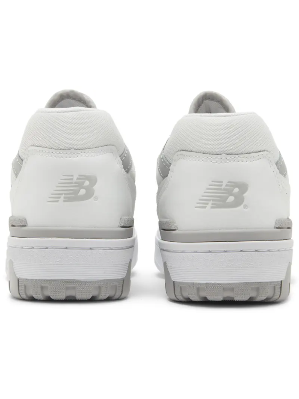 New Balance Women's 550 Chunky Sneakers, White/Rain Cloud, BBW550BB