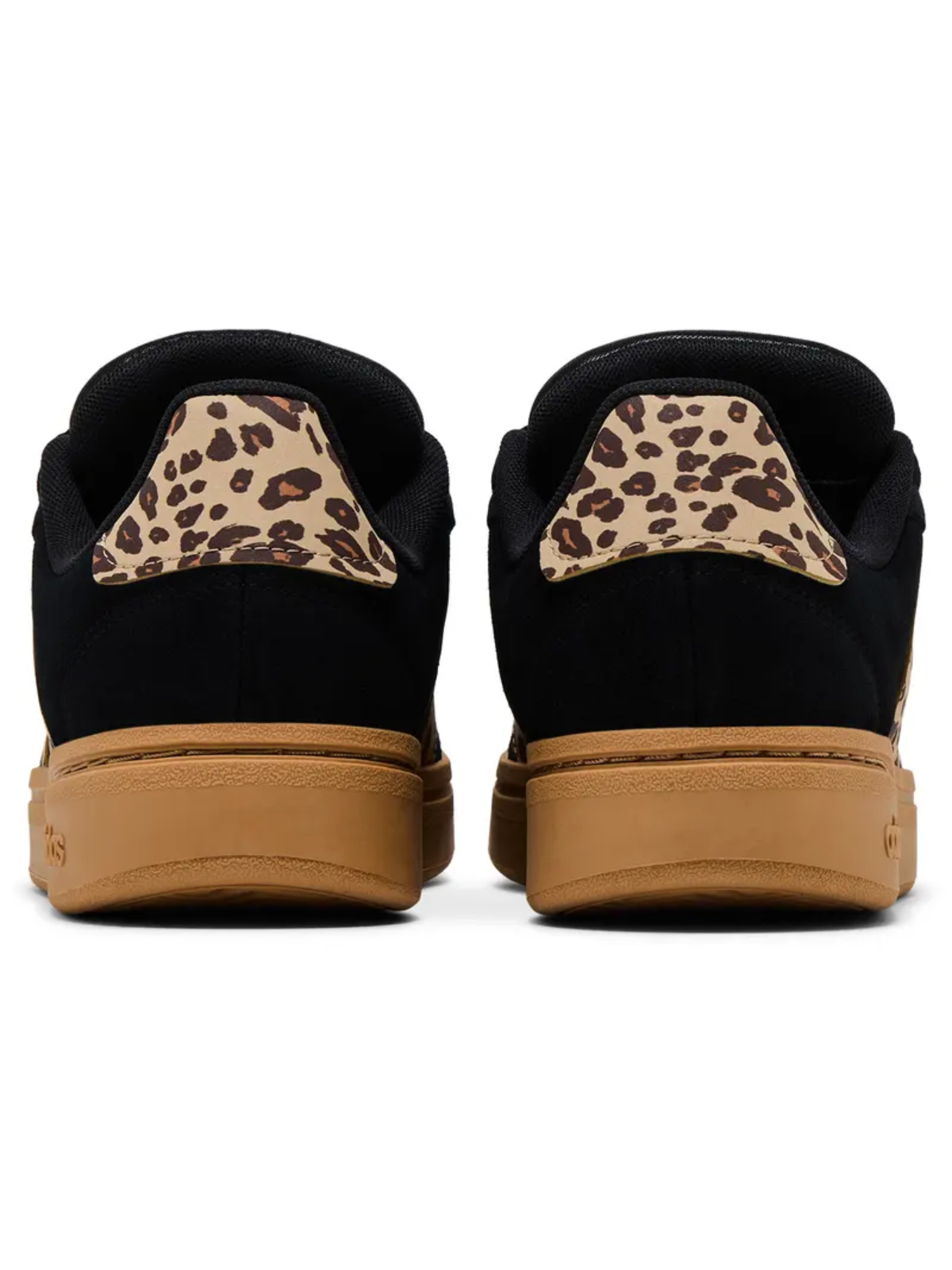 Adidas Women's Black Grand Court Alpha 'Leopard' Sneakers, JS2886