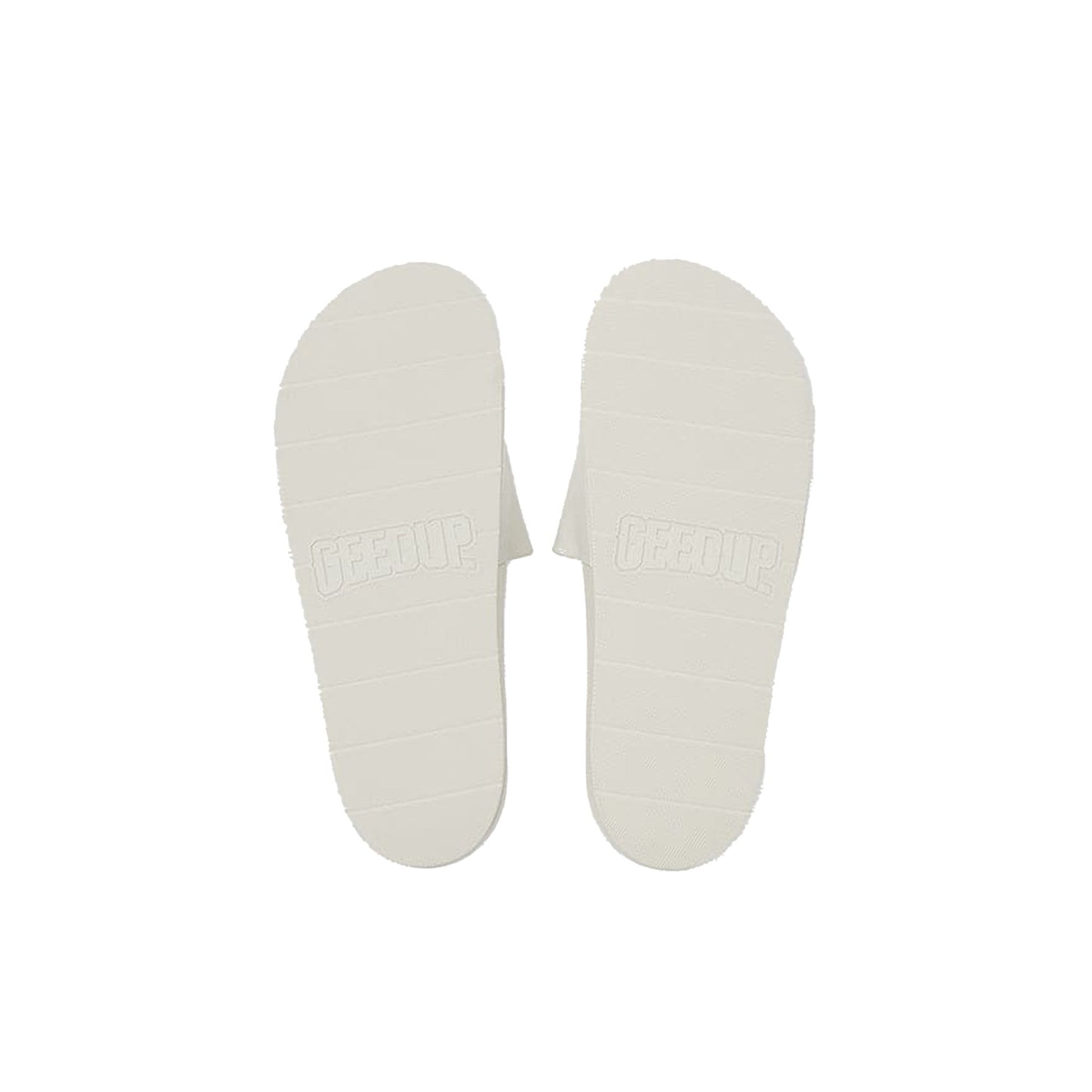 Geedup Core Logo Emboss Slides 'Bone' (2025)
