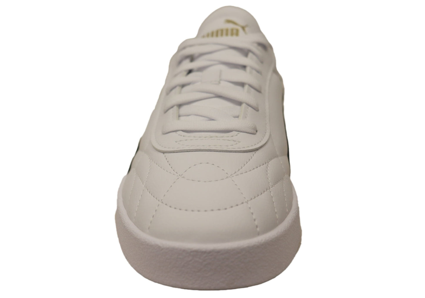 Puma Club II Indoor Mens Comfortable Lace Up Shoes White Black