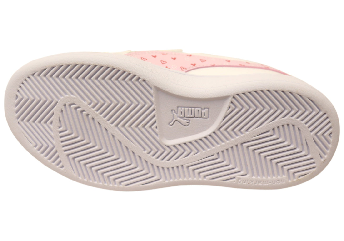 Puma Smash 3.0 Hearty V PS Kids Girls Adjustable Strap Sneakers